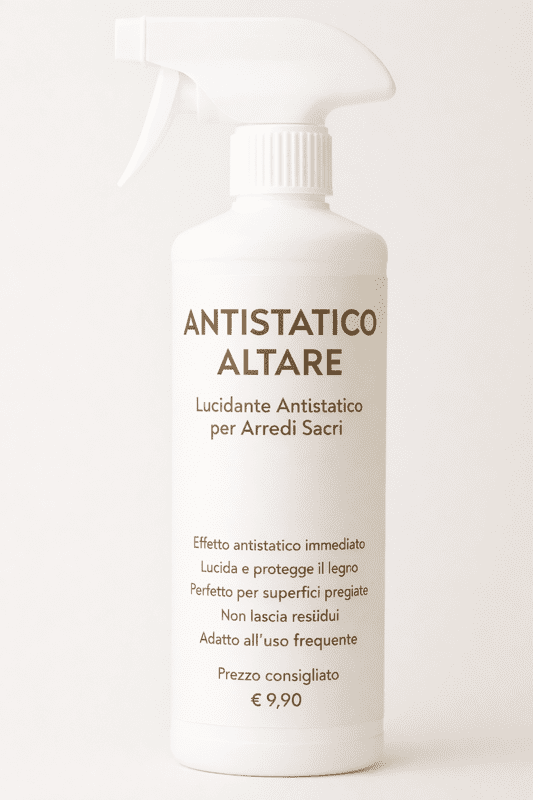 ANTISTATICO ALTARE – Lucidante Antistatico per Arredi Sacri