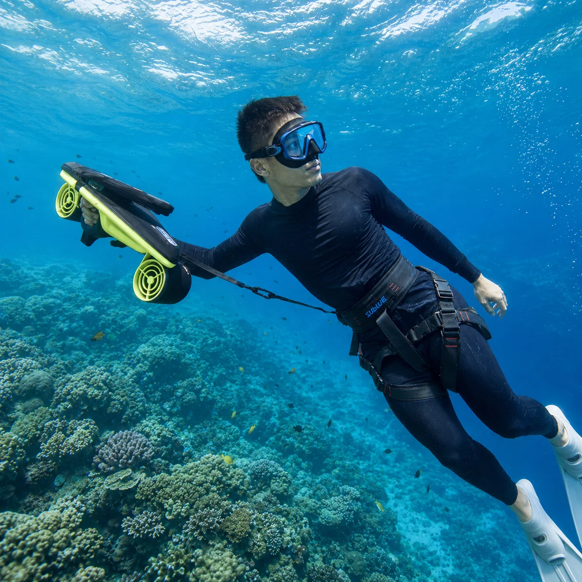 SUBLUE Diving Cross Strap – Imbracatura per Scooter Subacqueo - immagine 9